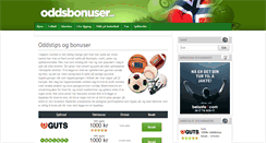 Desktop Screenshot of oddsbonuser.net